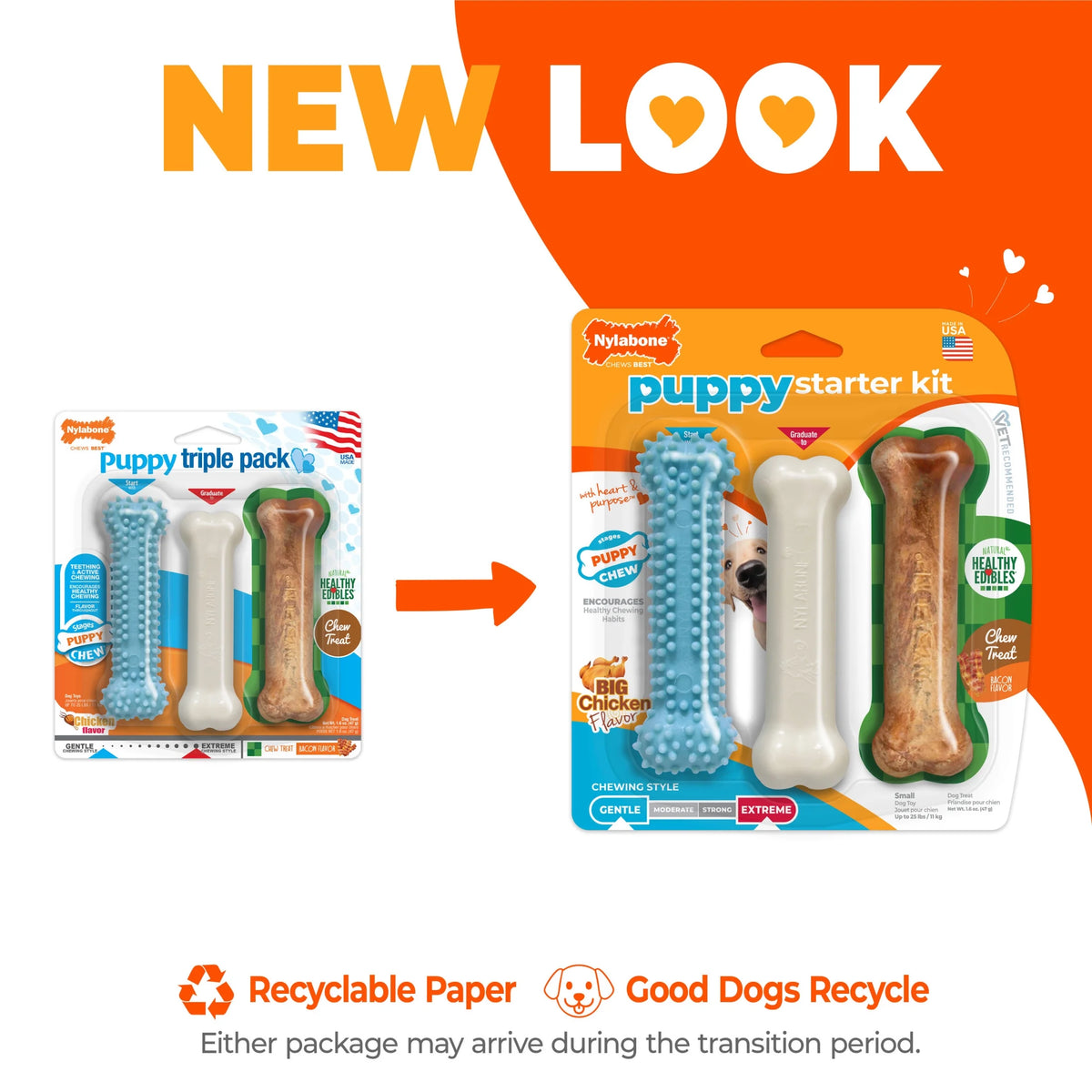New Puppy Starter Kit, Puppy Teething Toys, Puppy Teething Toy, 3 Pack, Blue, for New Puppy, Puppy Chew Toys for Teething