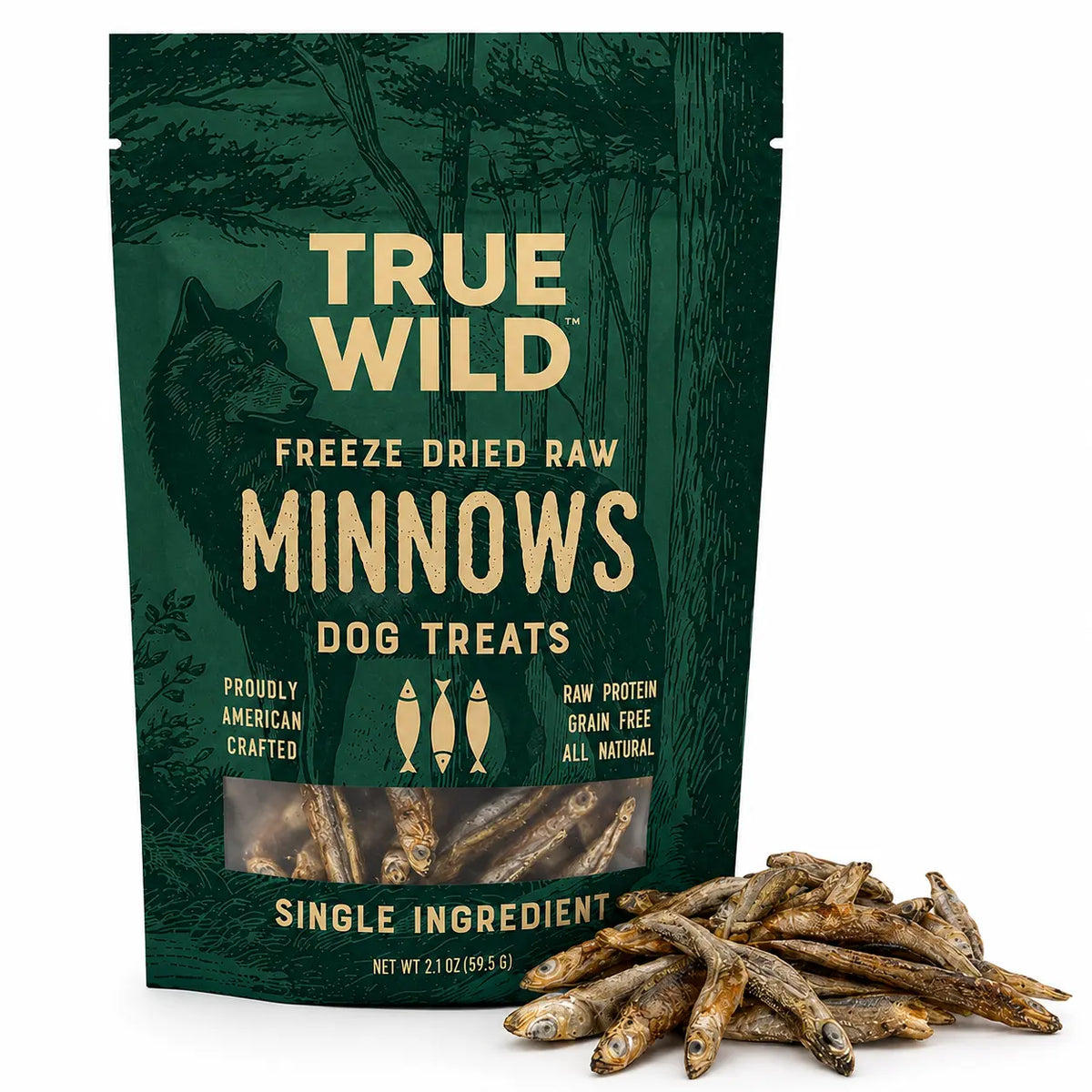 True Wild Freeze Dried Dog Treats- Premium Single Ingredient Snacks for Dogs