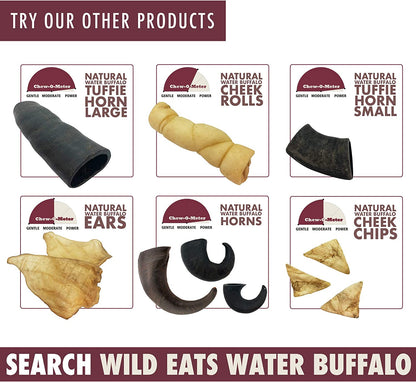 Water Buffalo Prime Select Bone Assortment Dog Chews, Pack of 7