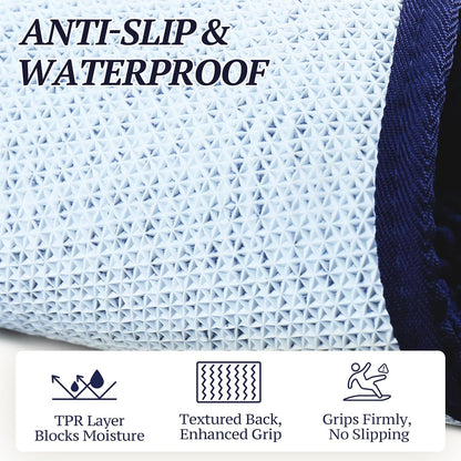 Dog Door Mat Absorpmax Dog Mat for Muddy Paw, 31 × 20", Navy Blue