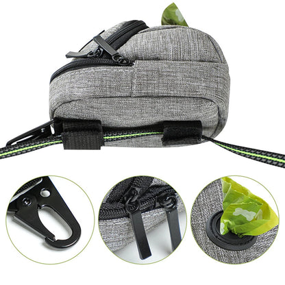 1PC Pet Multi Functional Dog Walking Bag Portable Training Bag Outdoor Outing Garbage Bag Storage Bag Snack Bag